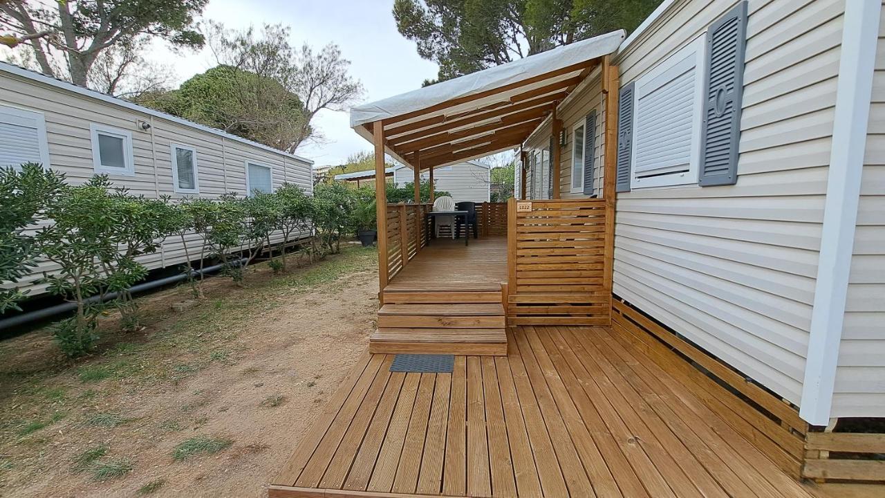 Mobile Home Climatise 3 Chambres A Narbonne Plage Exteriör bild